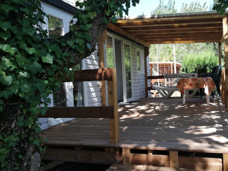 Mobil-Home NIAGARA PLUS 31m² RAUM UND AUSGESTATTETE KÜCHE   Klim, Geschirrspüler, Backofen 2 Schlafzimmer 4 Pers.