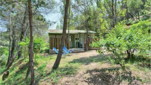 Locatif - Chalet COTTAGE 31M² / Ruim, rustig, in het dennenbos / 3 slaapkamers - Domaine de l'Ecluse