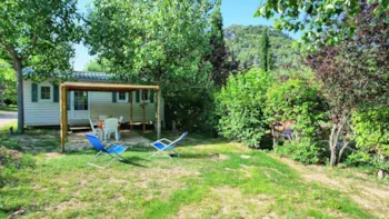 Mietunterkunft - Mobil-Home Colorado 25M² - Domaine de l'Ecluse