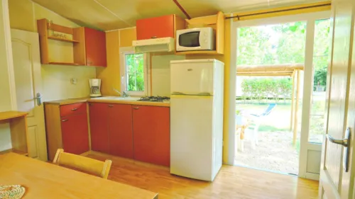 Location - Mobil-Home Colorado 25M² / Sur Les Terrasses Du Camping, Emplacements Spacieux / 2 Chambres - image n°3 - Domaine de l'Ecluse