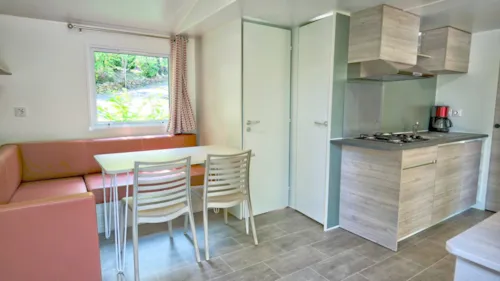Location - Mobil-Home Evo 29M² / Le Grand 4 Places, Lit Double 160Cm, Clim, Grande Terrasse. - image n°3 - Domaine de l'Ecluse