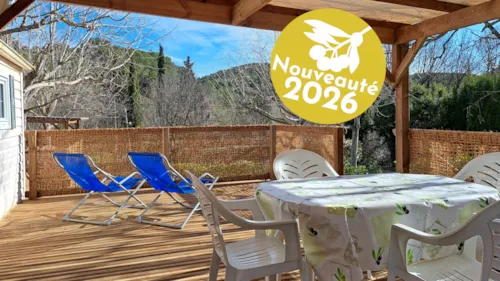 Location - Mobil-Home Colorado 25M² / Sur Les Terrasses Du Camping, Emplacements Spacieux / 2 Chambres - image n°2 - Domaine de l'Ecluse