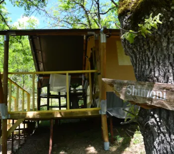 Mietunterkunft - Zelt Shimoni - 16 M² + Terrasse 12 M² - Glamping Le Camp