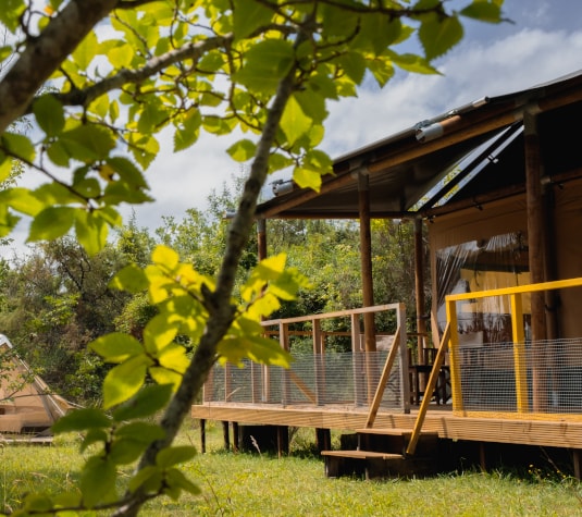 Zelt Lodge Maasai Mara - 31 m² + 12.5 m² + Terrasse 23 m²