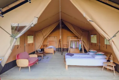 Tente Lodge Chrysalide - 35 M² + Terrasse 15 M²