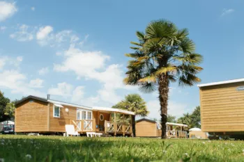 Mietunterkunft - Palm Beach Mobile Homes- 2 Bedrooms - 2 Shower Room - - Castel Camping Les Ormes, Domaine & Resort