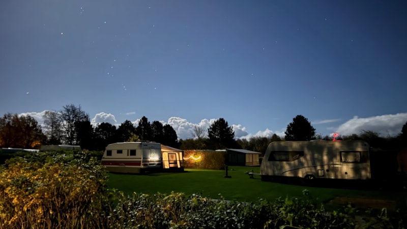 Pitch caravan