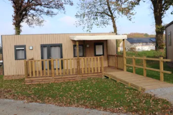 Location - Mobil Home Pmr - 2 Chambres - VVF Camping Pontivy
