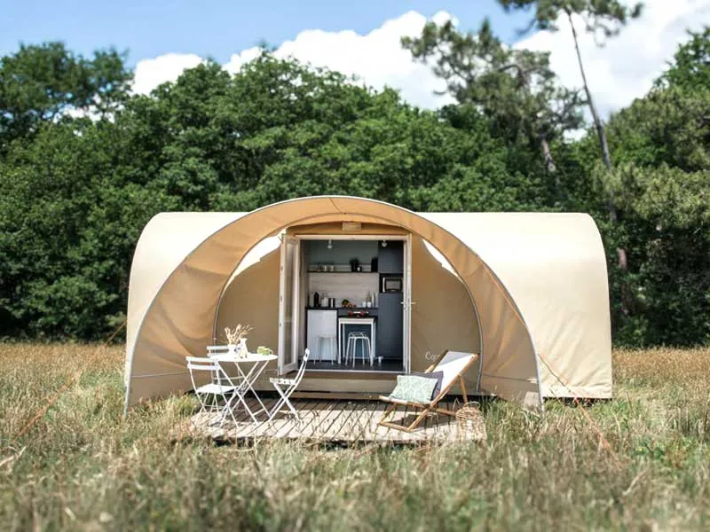 Mietunterkunft - Coco Sweet - 2 Schlafzimmer - Camping Les Dolmens
