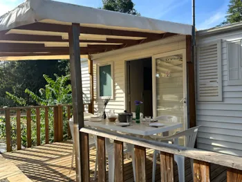 Mietunterkunft - Mobilheim - 60M² - 3 Schlafzimmer - Camping Les Dolmens