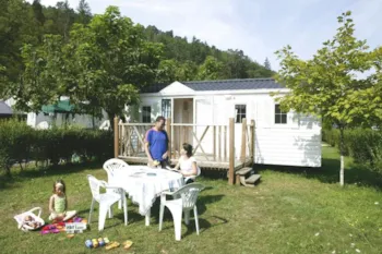 Mietunterkunft - Mobilheim Colorado Standard 28M² - 2 Zimmer + Terrasse  9M² - Flower Camping Le Val de la Marquise