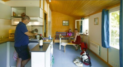 Chalet Détente CONFORT 28m² - 2 Zimmer + überdachte terrasse 8m² + TV (Sunday)