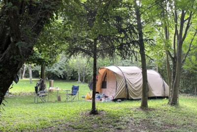 Pitch tent, caravan or motor home + electricity — 1