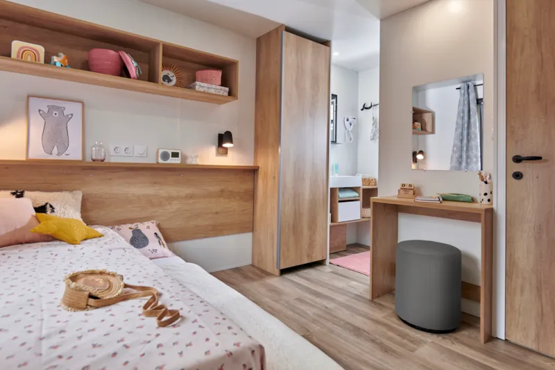 Mobil-Home Prestige Duo - 2 Chambres - 2 Salles De Bains - 2 Wc - Clim - Tv + Lave Vaisselle