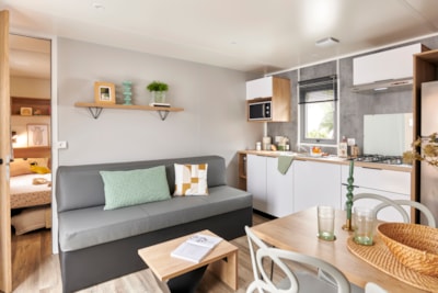 Mobile-home Prestige Duo - 2 bedrooms - 2 bathrooms - 2 WC - Air co - TV + Dishwasher — 2