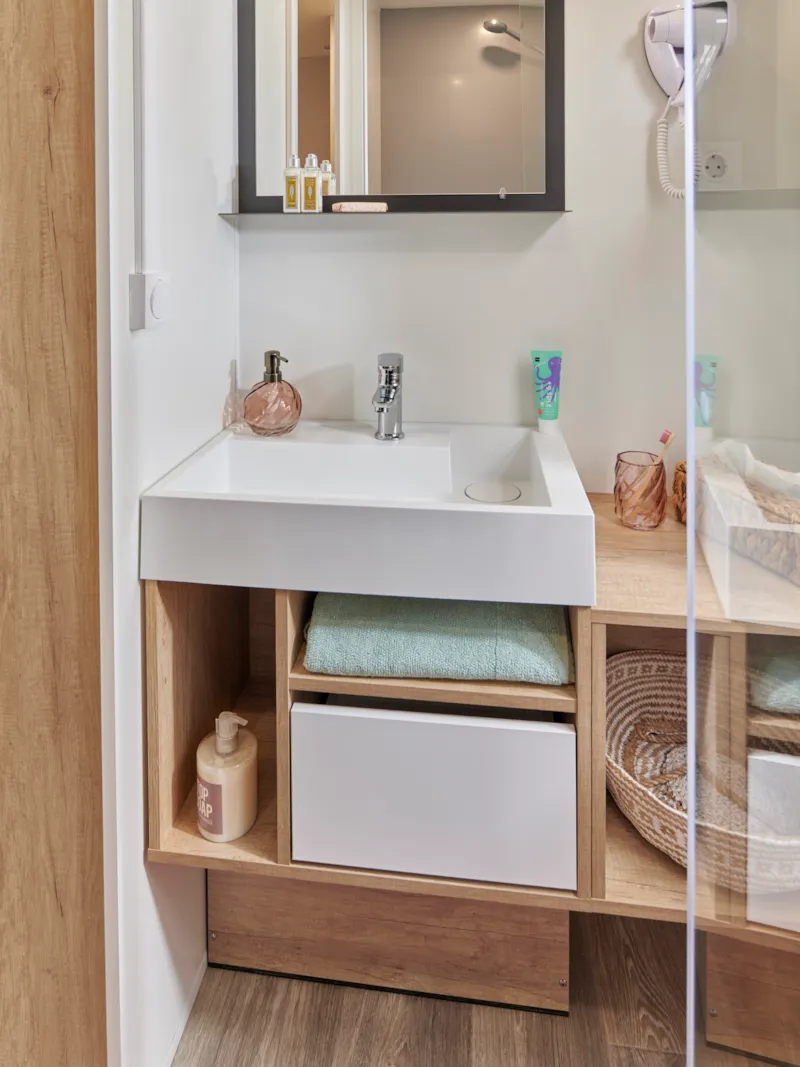 Mobil-Home Prestige Duo - 2 Chambres - 2 Salles De Bains - 2 Wc - Clim - Tv + Lave Vaisselle