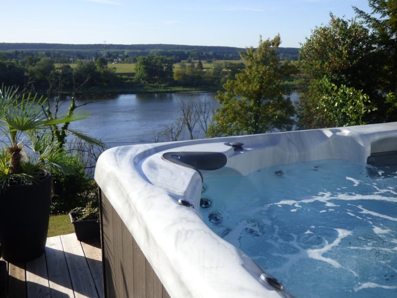 Mobilheim Luxe SPA - 2 Schlafzimmer - 2 Badezimmer - 2 WC - Klim- TV + Spüllmachine + Jacuzzi