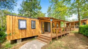 Mietunterkunft - Mobilheim Prestige Duo - 2 Schlafzimmer - 2 Badezimmer - 2 Wc - Klim - Tv + Spüllmachine - Camping Lac De Pouzauges