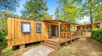 Mobile-home Prestige Duo - 2 bedrooms - 2 bathrooms - 2 WC - Air co - TV + Dishwasher — 1