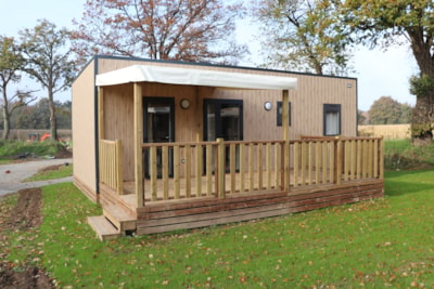 2 bedrooms lodge - without space for baby cot