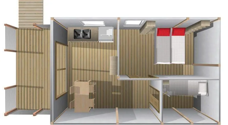 Tente Sahari - Sans Sanitaires (Insolite 2017)