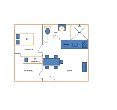 Holiday Home 33m - 2 bedrooms