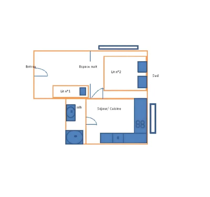Appartement N°1 - 1 Chambre