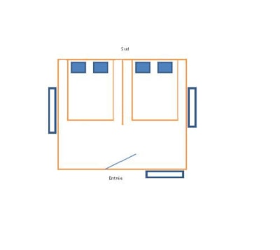 Chalet without toilet blocks