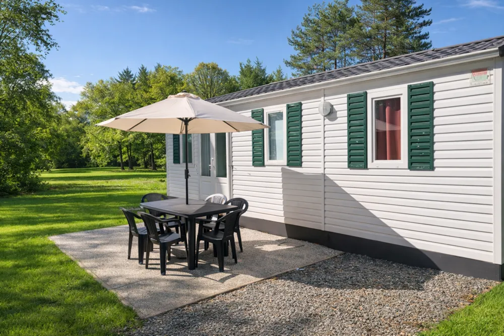 Location - Mobil-Home Confort 3 Chambres Climatisé - Camping des Bains
