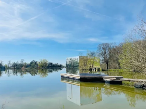 Location - Cabane Spa Miroir - image n°2 - Camping Le Domaine des Feuilles