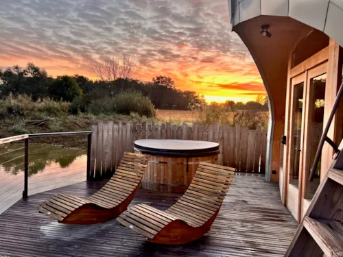 Location - Cabane Spa Les Flots - image n°4 - Camping Le Domaine des Feuilles