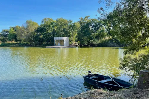 Location - Lumipod Spa Flottant - image n°3 - Camping Le Domaine des Feuilles