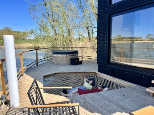 Accommodation - Spa Design Cabin - image n°2 - Camping Le Domaine des Feuilles