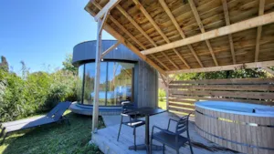 Locatif - Lumipod Spa île - Camping Le Domaine des Feuilles