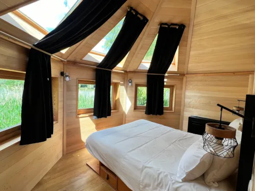 Location - Cabane Boréalis - image n°6 - Camping Le Domaine des Feuilles