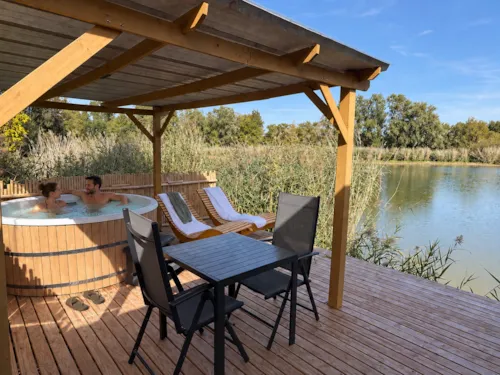 Accommodation - Cabane Spa Loggy - image n°5 - Camping Le Domaine des Feuilles
