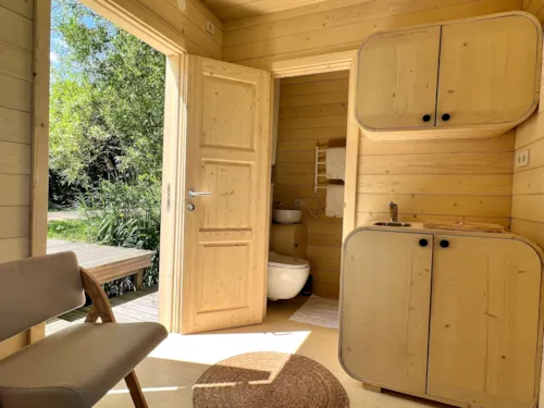Accommodation - Héron Cabin - image n°3 - Camping Le Domaine des Feuilles