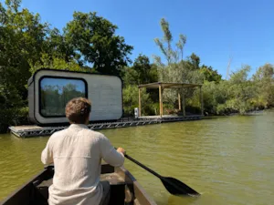 Locatif - Héron cabin - Camping Le Domaine des Feuilles