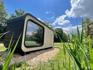 Locatif - Roseaux Cabin 2 person - Camping Le Domaine des Feuilles