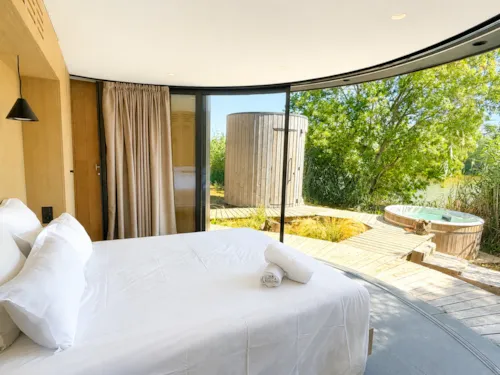 Accommodation - Lumipod Spa Bien-Etre - image n°2 - Camping Le Domaine des Feuilles