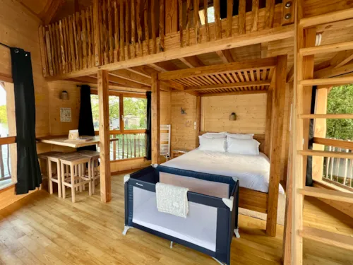 Accommodation - Cabin Ruche - image n°3 - Camping Le Domaine des Feuilles
