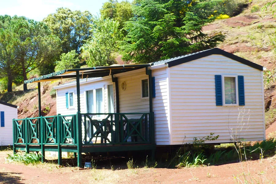 Huuraccommodatie(s) - Stacaravan Iris - 2 Slaapkamers - Camping Le Village du Bosc