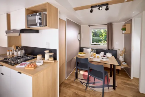 Huuraccommodatie(s) - Stacaravan Grand Confort - 29 M² - 2 Slaapkamers - image n°2 - Camping de la Pra