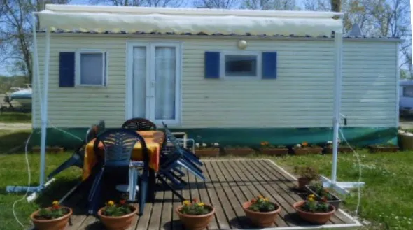 Location - Mobil-Home 7,8 M - 2 Chambres - Camping Ô Fil de l'Eau 