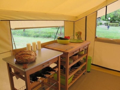 Tent CLASSIC 2 bedrooms CABANON 25m² — 3