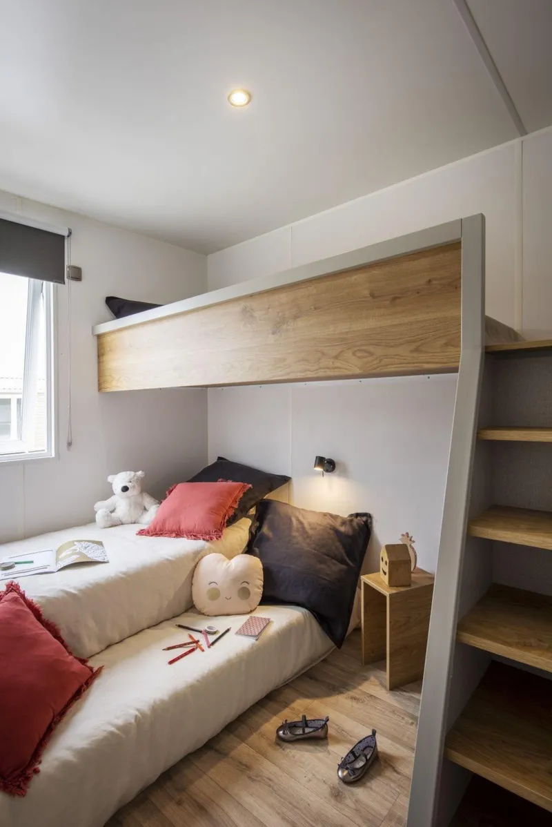 Mobilehome Premium 3 Chambres Mimosa 33M² + Clim + Lave-Vaisselle + Tv