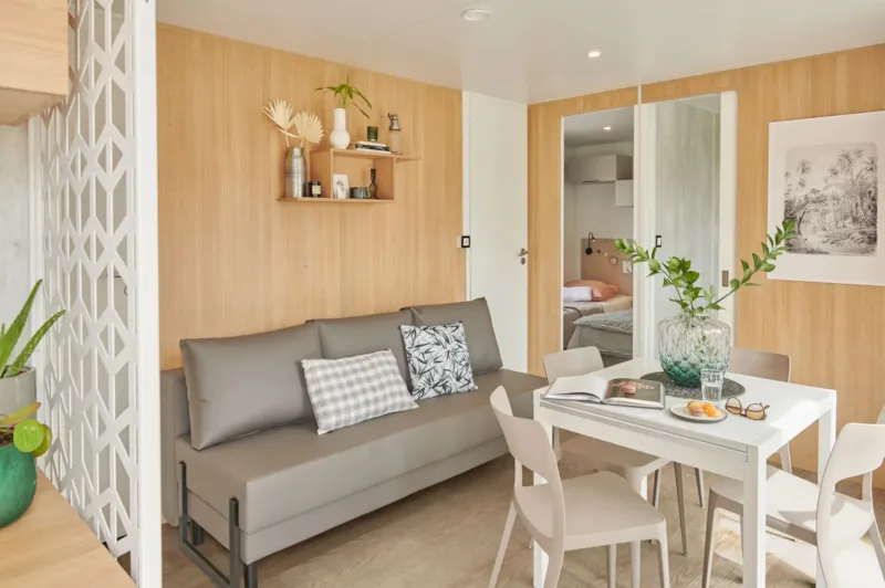 Mobilehome Premium 3 Chambres Mimosa 33M² + Clim + Lave-Vaisselle + Tv