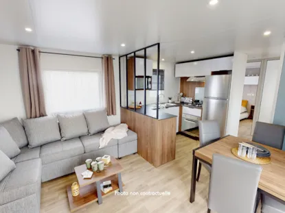 Mobil-Home Sérénité 3 Habitaciones Signature Con Aire Acondicionado