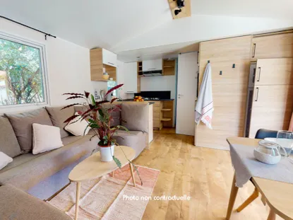 Mobil-Home Sérénité 3 Habitaciones Premium Con Aire Acondicionado