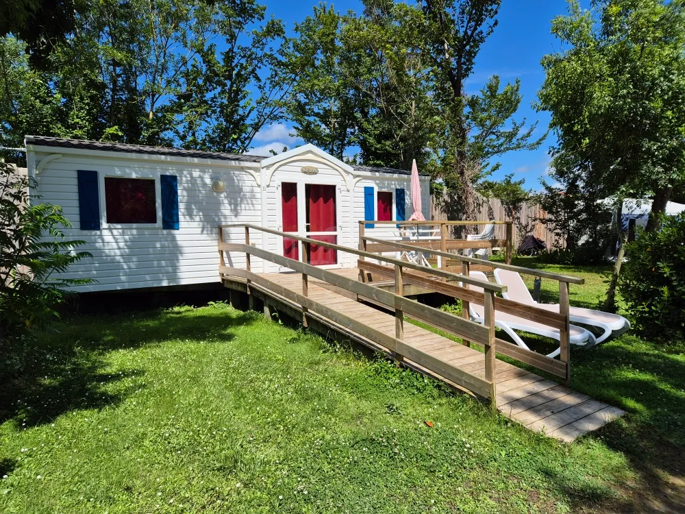 Mietunterkunft - Mobilheim 2 Schlafzimmer - Barrierefrei - Camping du Port